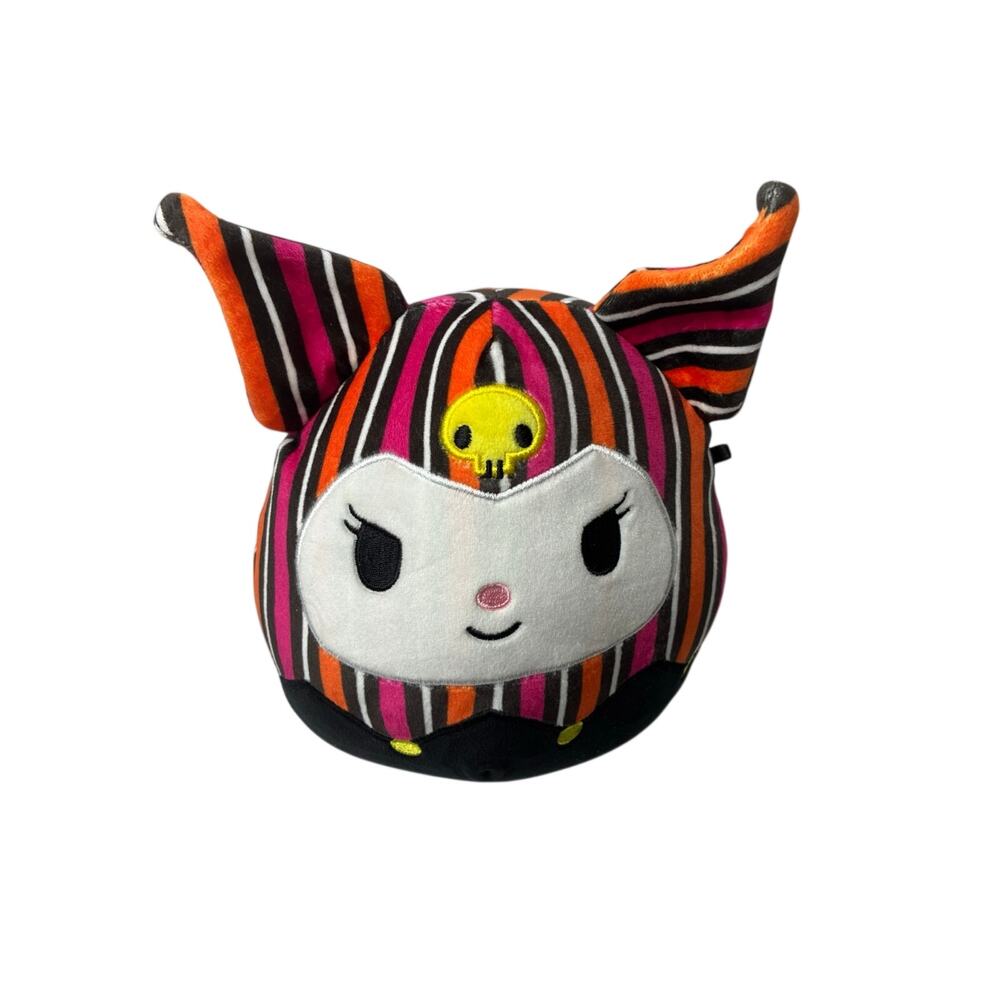 Squishmallow 7.5" Halloween Hello Kitty Kuromi Striped Plush Stuffed Toy